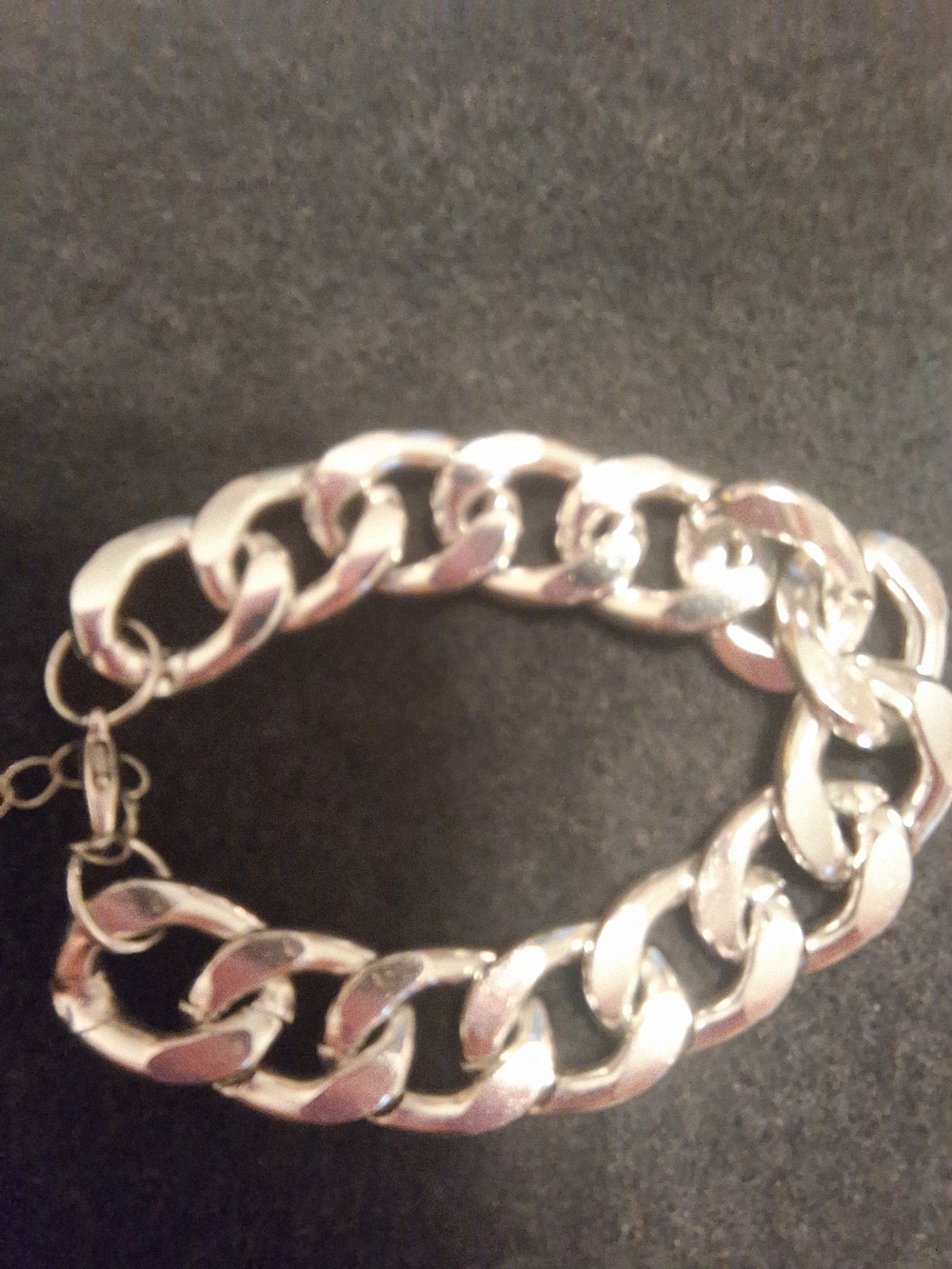 Silver Chain Link Bracelet - Women